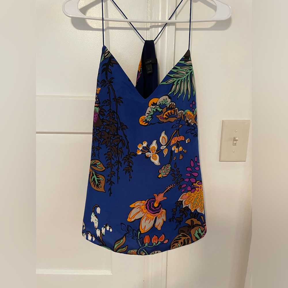 J Crew 100% Silk Blouse